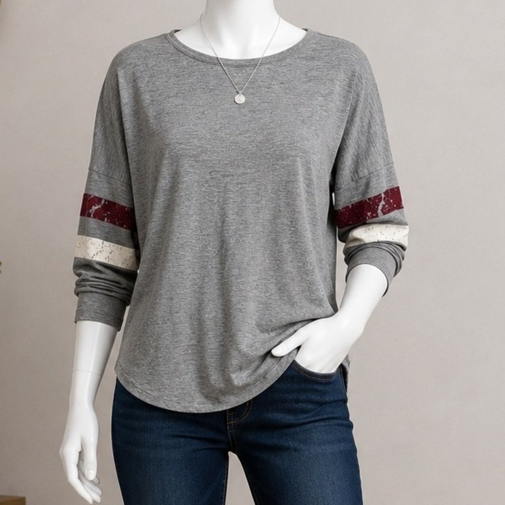 About A Girl Womens Long Sleeve New York Home Graphic Gray S